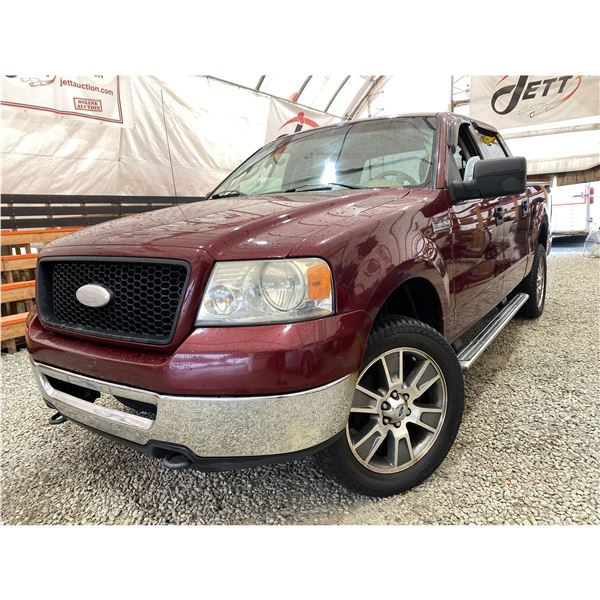 PARKSVILLE - 2006 FORD F-150 RED 255535 KMS - B46323-2