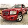 Image 1 : PARKSVILLE - 2008 DODGE DAKOTA RED 289606 KMS - 524739-2