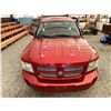 Image 7 : PARKSVILLE - 2008 DODGE DAKOTA RED 289606 KMS - 524739-2