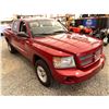 Image 9 : PARKSVILLE - 2008 DODGE DAKOTA RED 289606 KMS - 524739-2