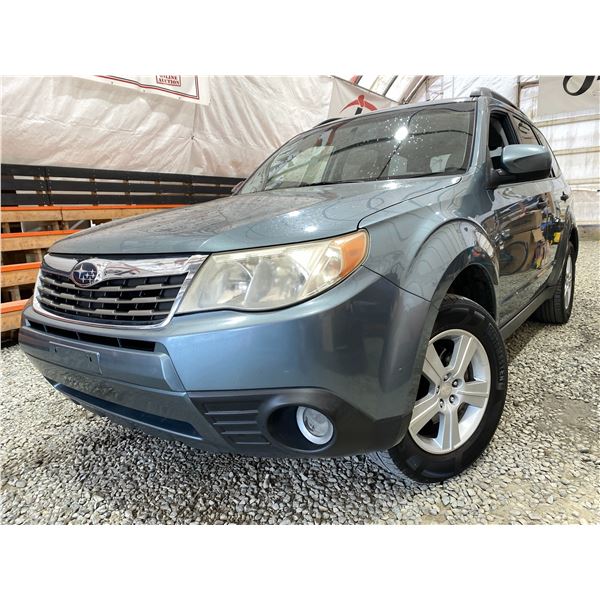 PARKSVILLE - 2010 SUBARU FORESTER GREEN 249169 KMS - 914516-3