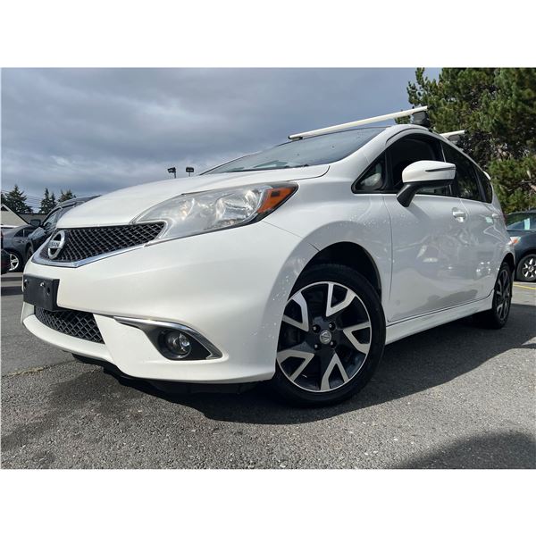 "REMOTE SALE" - 2015 NISSAN VERSA NOTE WHITE 213468 KMS - 395435-3