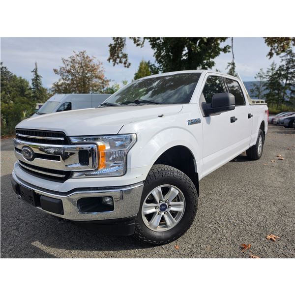DUNCAN - 2018 FORD F-150 WHITE  207544 KMS - E62577-3