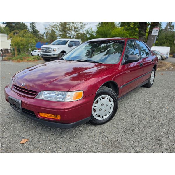 DUNCAN - 1995 HONDA ACCORD RED 197003 KMS - 801120-1