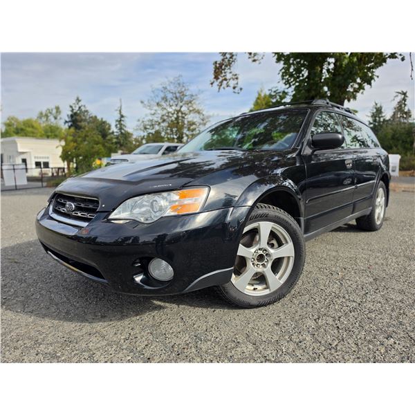 DUNCAN - 2006 SUBARU OUTBACK BLACK 280319 KMS - 300362-3