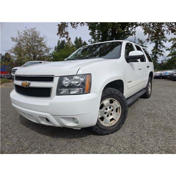 DUNCAN - 2012 CHEVROLET TAHOE WHITE 290969 KMS - 161344-1