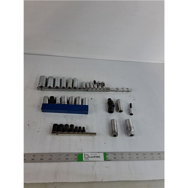 Assortment Of Socket Sets ( as is)