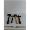 Image 1 : (3) Mallets, (1) Hamnmer ( as is)
