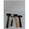 Image 2 : (3) Mallets, (1) Hamnmer ( as is)