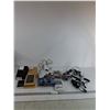 Image 1 : Various Adapter, Cords, Chargers, Magnetic Lock, Bluetooth Headset, Misc ( all as is)