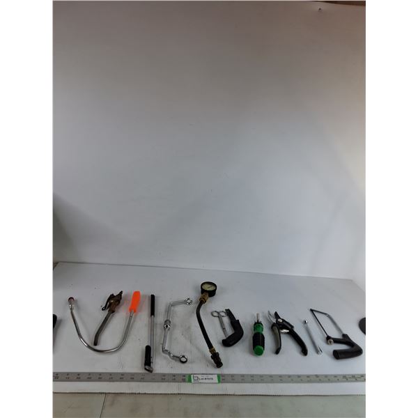 Gauge, Flashlight, Shears, Scissors, MIsc ( as is)
