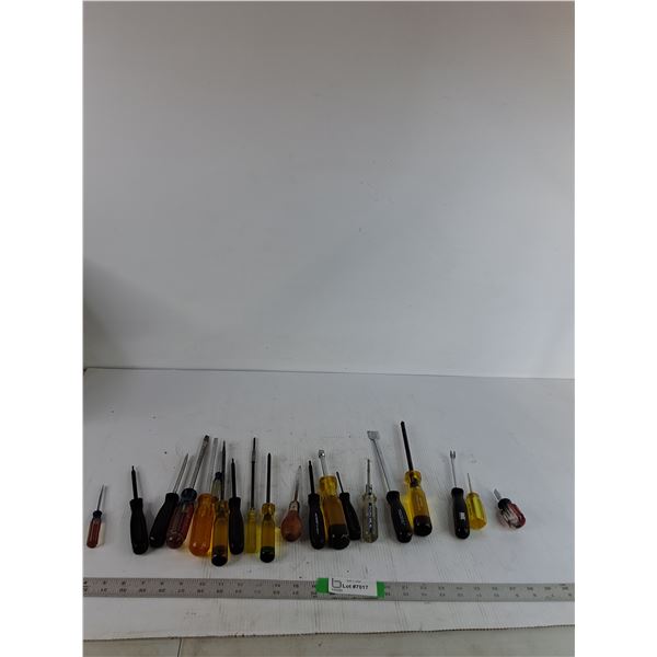 Assorted Screwdrivers ( Up To 11") ( as is)
