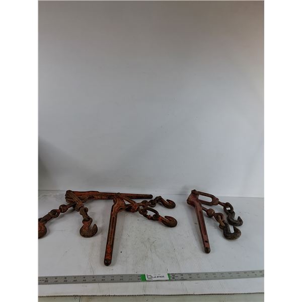 Lever-Style Chain Load Binders ( as is, cannot ship)