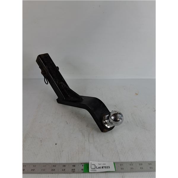 Steel Trailer Hitch 1 7/8" ( as is, cannot ship)