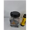 Image 3 : Fire Glass, (2) Flashlights, Zéfal MT Frame Pump, Misc