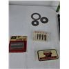 Image 2 : Flat Metal Washers, Screw Extractor Set, Metal Drill Bits, Misc ( as is)