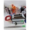 Image 2 : Water Bottles, Plastic Containers, Toastmaster Toaster, Measuring Pitchers, Bowls, Misc