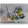 Image 1 : Paper Towel Holder, Cable Ties, Mirror, Scissors, Measuring Tape,  Mouse Trap, Misc