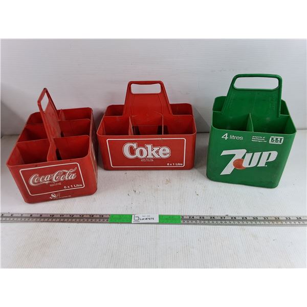 Coca Cola & 7Up Bottle Crates