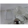 Image 4 : Glass Bowls, Tea Pot, Serving Platter, Divided Dish, Gravy Boat, Misc