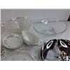 Image 8 : Glass Bowls, Tea Pot, Serving Platter, Divided Dish, Gravy Boat, Misc