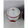 Image 2 : Enamel Canner & Enamel Stock Pot