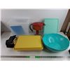 Image 1 : Emergency Kit, Plastic Bowls, Tupperware Containers & Water Pitcher