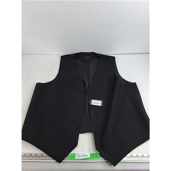 *Mark of Distinction Traditional Men Poplin Vest - Size XL, New