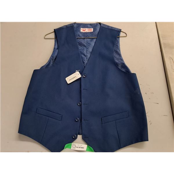 *Derks & FiveStar Uniforms French Blue Vest - Size 44, New