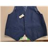 Image 3 : *Derks & FiveStar Uniforms French Blue Vest - Size 44, New