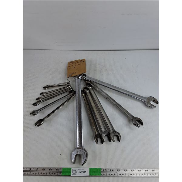 Assorted Combination Wrenches