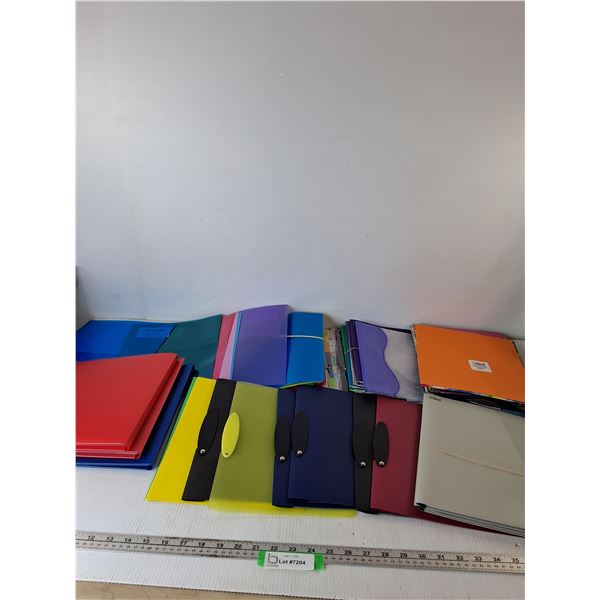 Assorted Portfolios and Duotangs