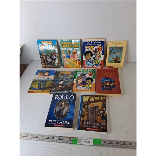 (10) Young Adult Novels- Wishbone, Famous Dead Canadians, Carmen Sandiego, Misc.