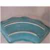 Image 2 : Ceramic Leaf Trays 11.5" & Blue Glaze Dish Set