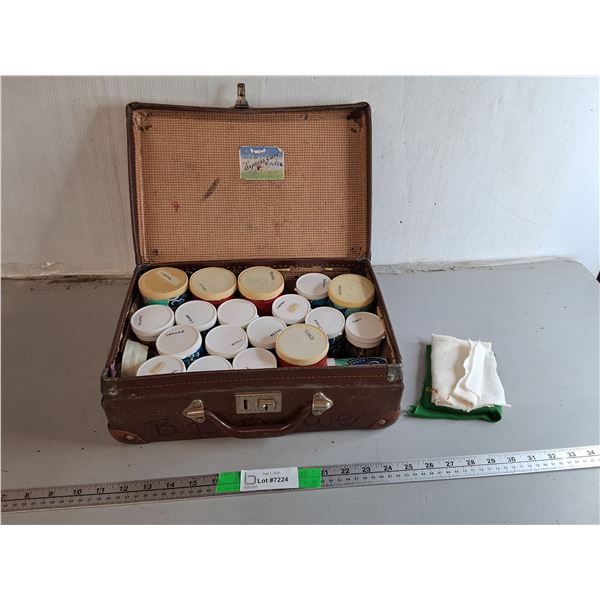 Express Case & Collection of Buttons