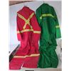 Image 3 : (2) Men's Coveralls, Red-50 & Green- 56