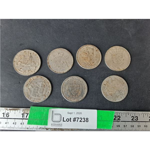 Antique British/American/Cuban Coins