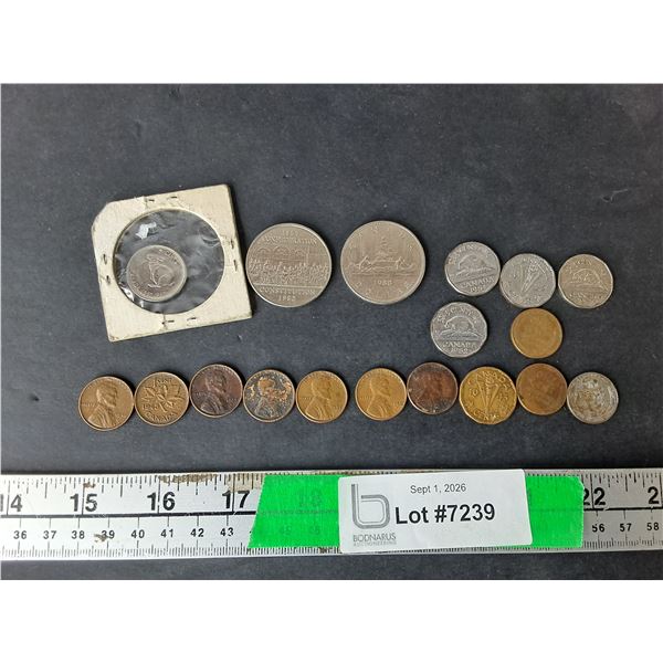 Mostly Vintage & Commemorative Canadian/American Coins