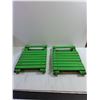 Image 3 : (2) Small Folding Chairs - 11x11x14"