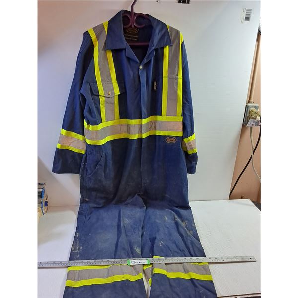 Pioneer Mens Work Suit - Reflective Material - Large