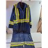 Image 1 : Pioneer Mens Work Suit - Reflective Material - Large