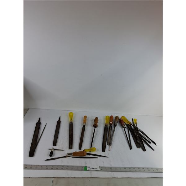 Vintage Hand Files And Metalworking Rasps ( all as is)
