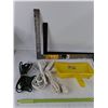Image 2 : (2) Squares, Dust Pan, Extension Cords ( as is)