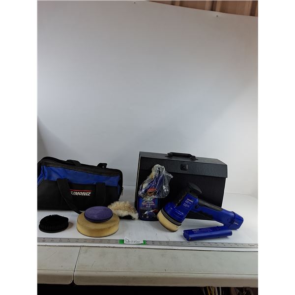 File Organizer, Simoniz Cordless Orbit Polisher ( as is, cannot ship)