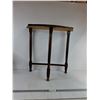 Image 1 : Wood Side Table 24"X12"X24" ( Cannot ship, as is)