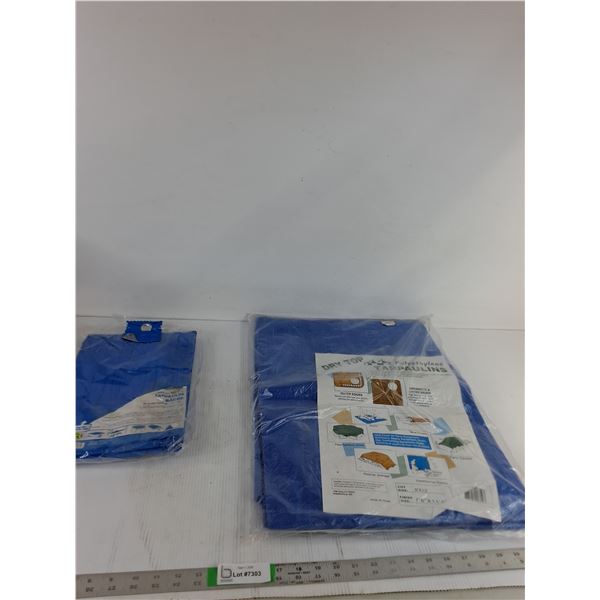 (2) Tarps (Up to 8'x12') ( as is)