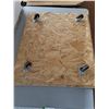 Image 3 : *Wooden Homemade Dolly 31"x26"x4" (as is, cannot ship)