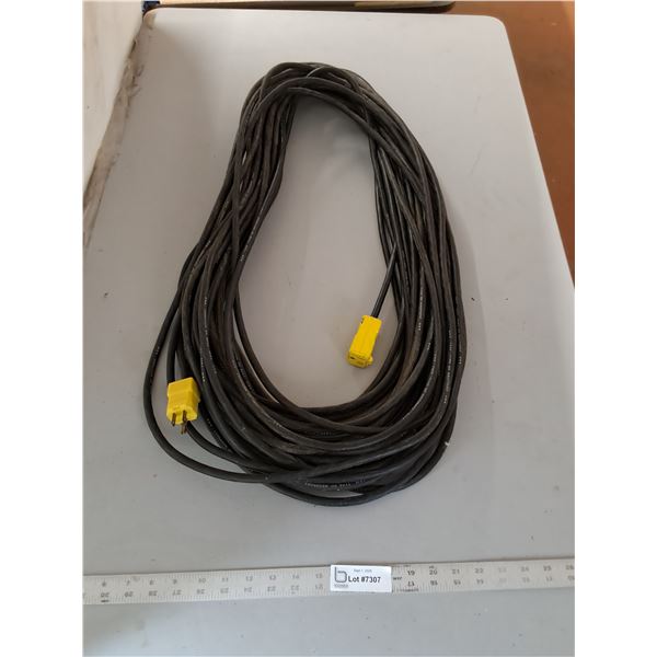 Heavy-Duty, Black-Jacketed Extension Cord ( as is)