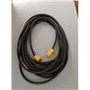Image 2 : Heavy-Duty Black Rubber Extension Cord ( as is)