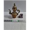 Image 1 : Vintage Asian Oriental Tea Pot,Amethyst Cluster